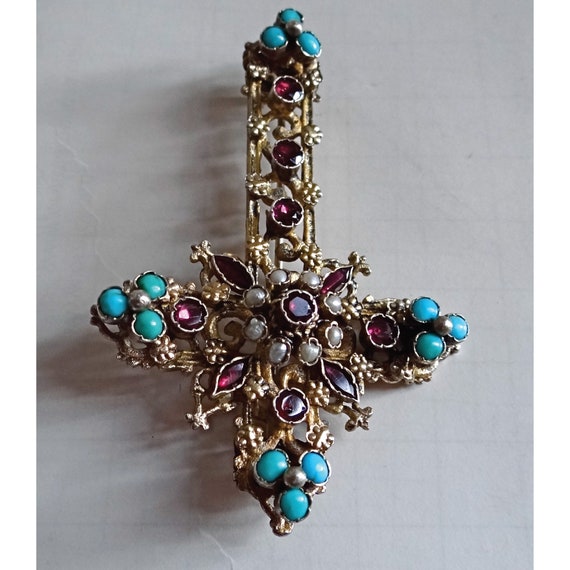 ANCIENT AUSTRO-HUNGARIAN Brooch; Rare Brooch in V… - image 3