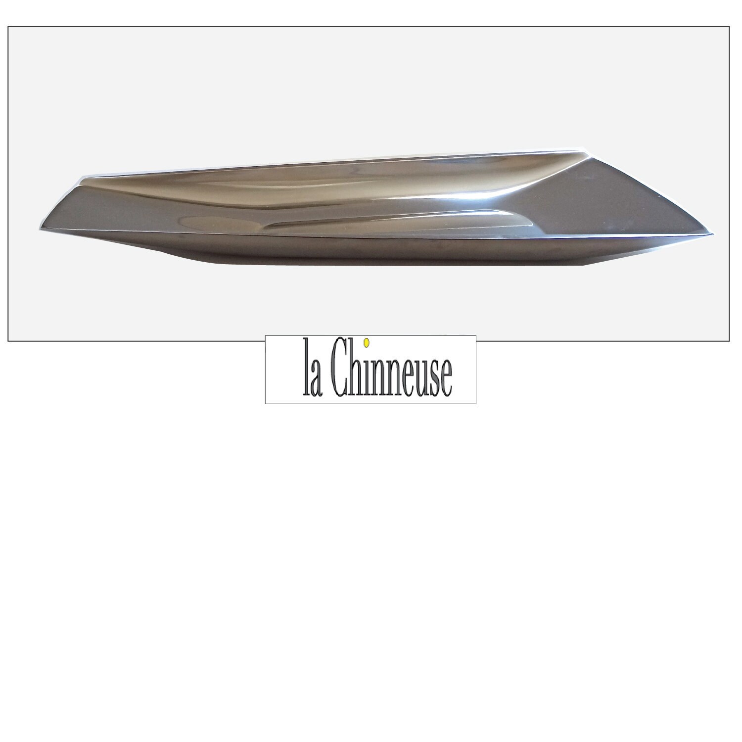 Plat de Service Gense ; Plat Design en Inox Années 80 Scandinave Gense Suède Collectible; Décoration