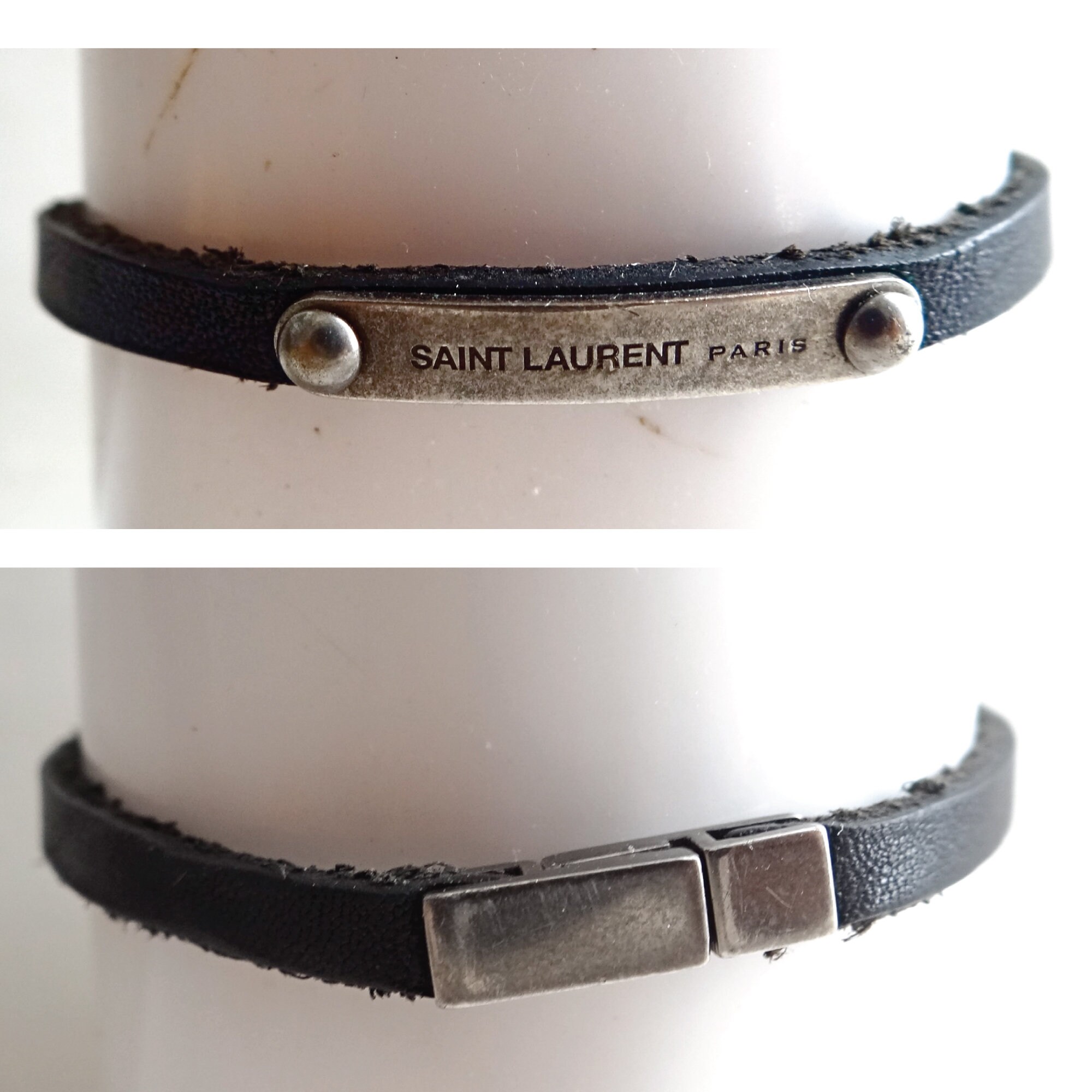 YVES SAINT LAURENT Bracelet; Leather Bracelet; for Him