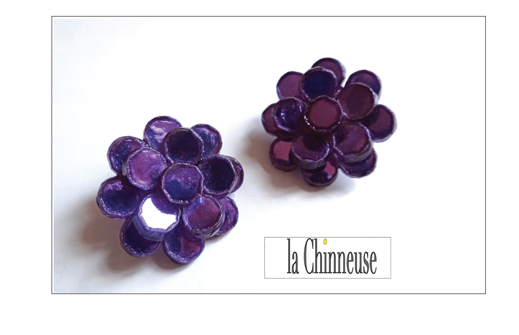 Boucles d'oreilles Clips Vintage - Antigua Cabaña
