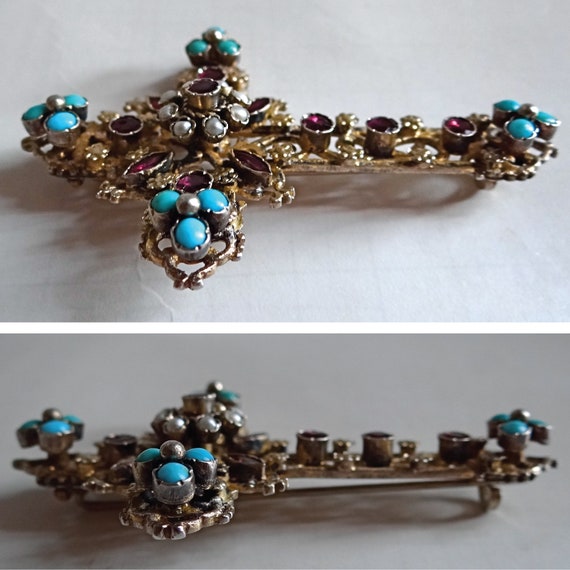 ANCIENT AUSTRO-HUNGARIAN Brooch; Rare Brooch in V… - image 6