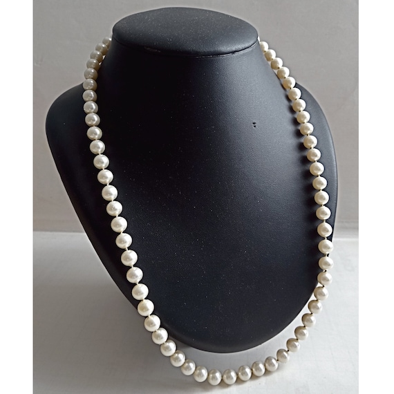 CHRISTIAN DIOR NECKLACE; Fancy pearl long necklac… - image 7