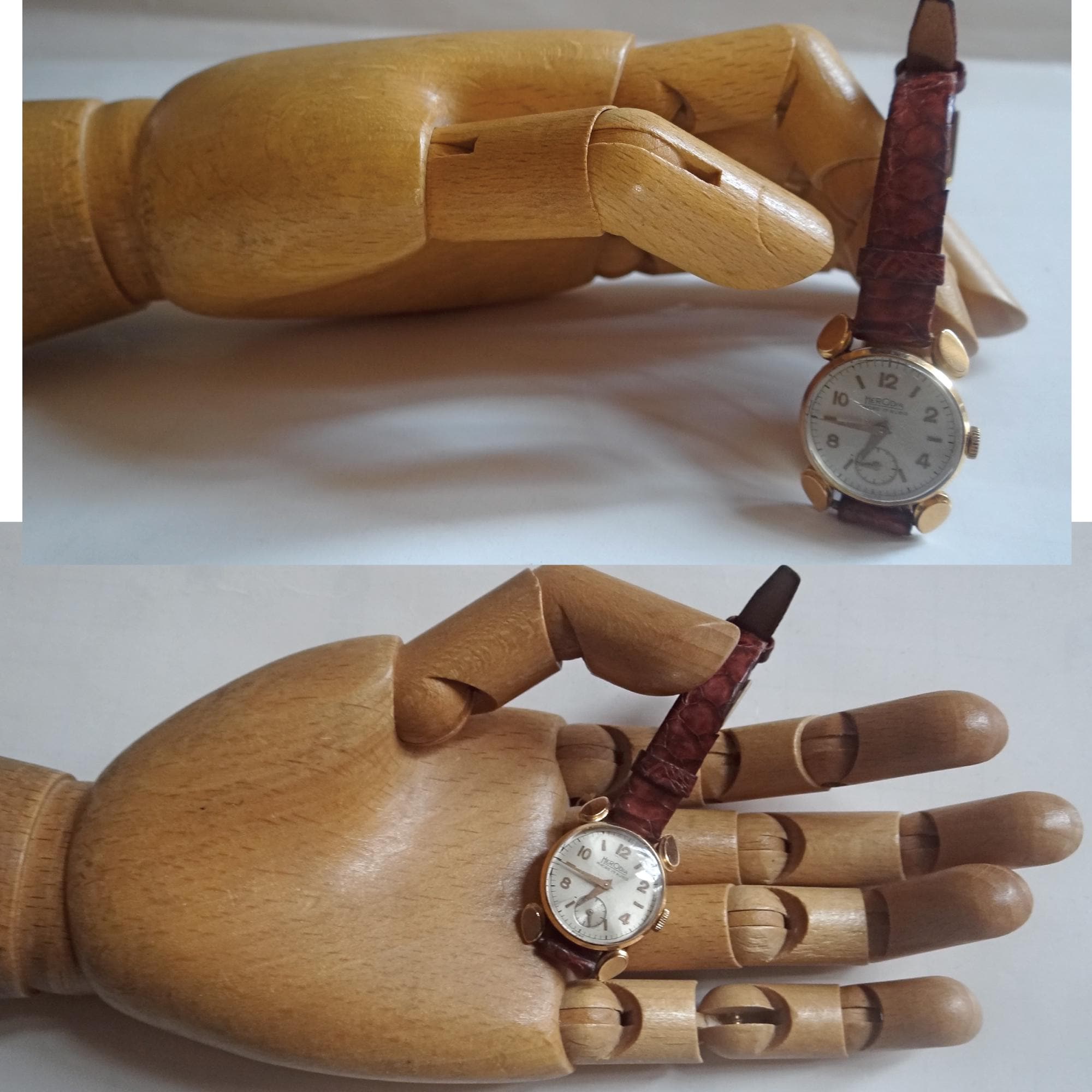HERODIA Women's Wristwatch; 18 Carat Gold Case, Vintage Swiss