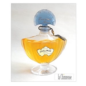 GUERLAIN OUDE FLES; Guerlain Shalimar dummyfles, vintage jaren 50, parfumflescollectie.