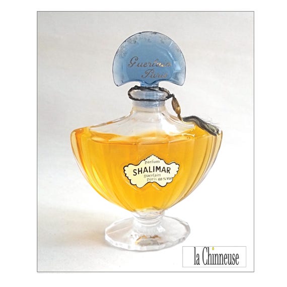 【1】当時物 ヴィンテージ オールド 香水ボトル GUERLAIN シャリマー GUERLAIN OLD BOTTLE; Guerlain Shalimar Dummy Bottle, Vintage 1950s
