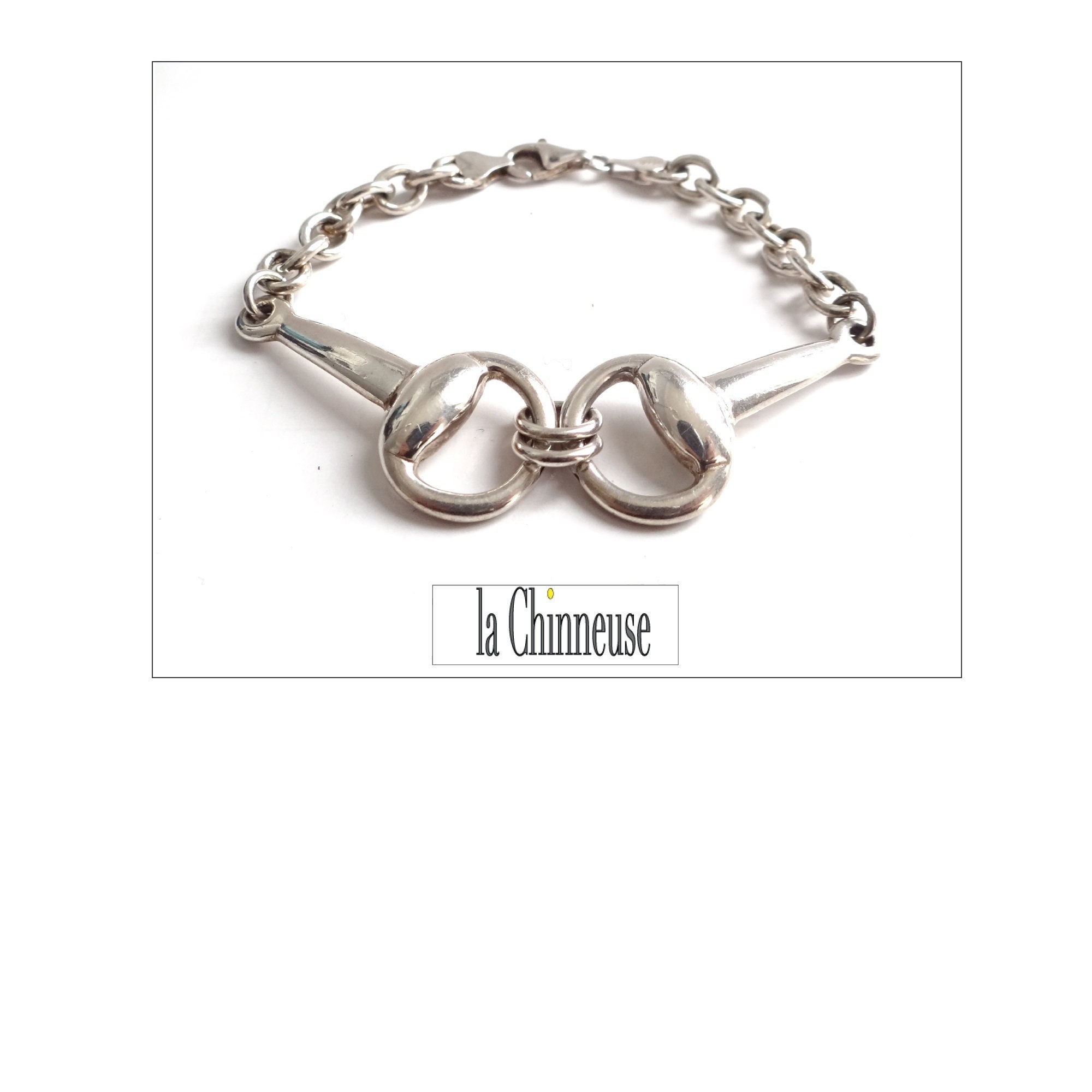 RARE Vintage GUCCI Horsebit Multistrand Sterling Silver Bracelet | Vintage  gucci, Sterling silver bracelets, Gucci horsebit