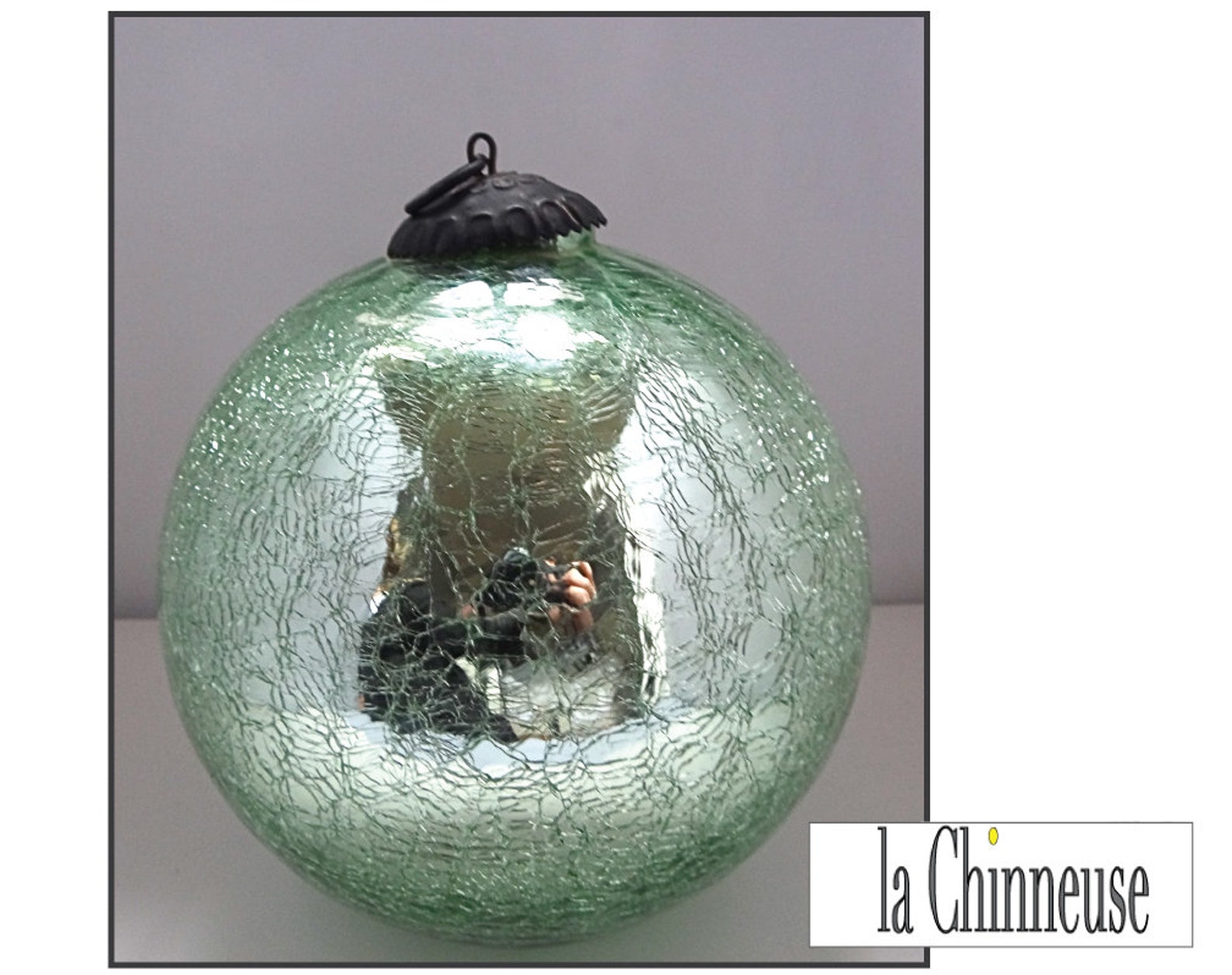 ANCIENNE & RARE BOULE De Noël en verre Boule en verre Etsy France