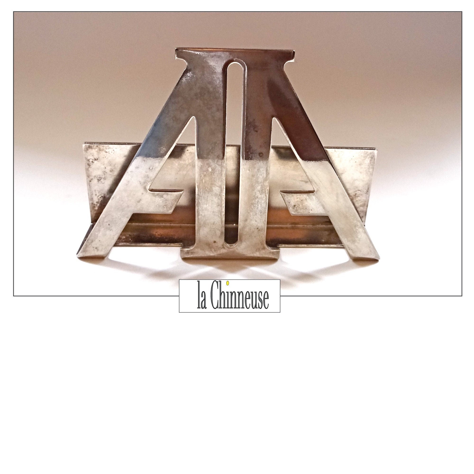 Porte Lettre Vintage ; Vintage Letter Holder Range Courrier Années 40 Accessoire de Bureau Cadeau Po