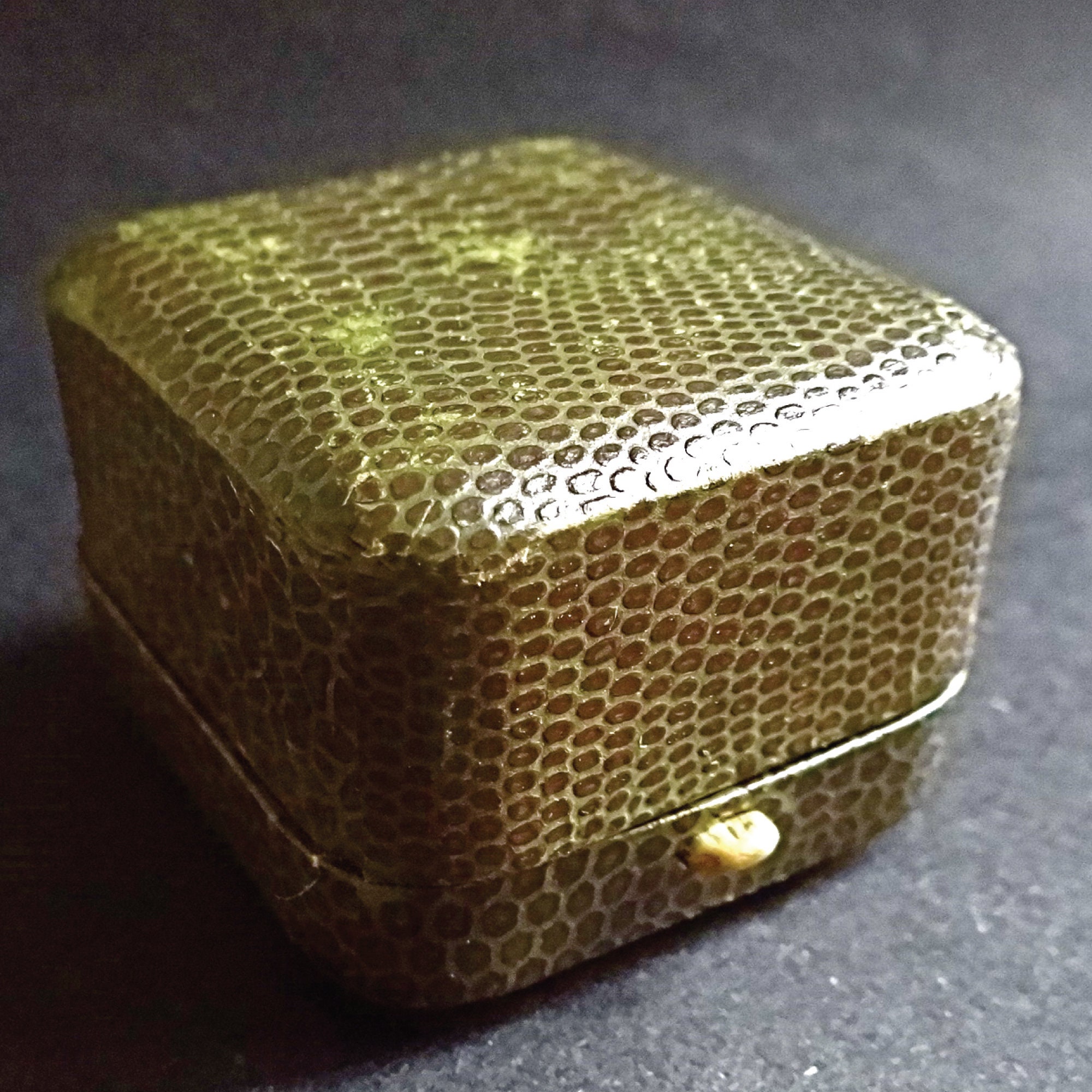 Boîte à Bijoux Vintage Années 30-40 Avec Pendentif - Très Bon état