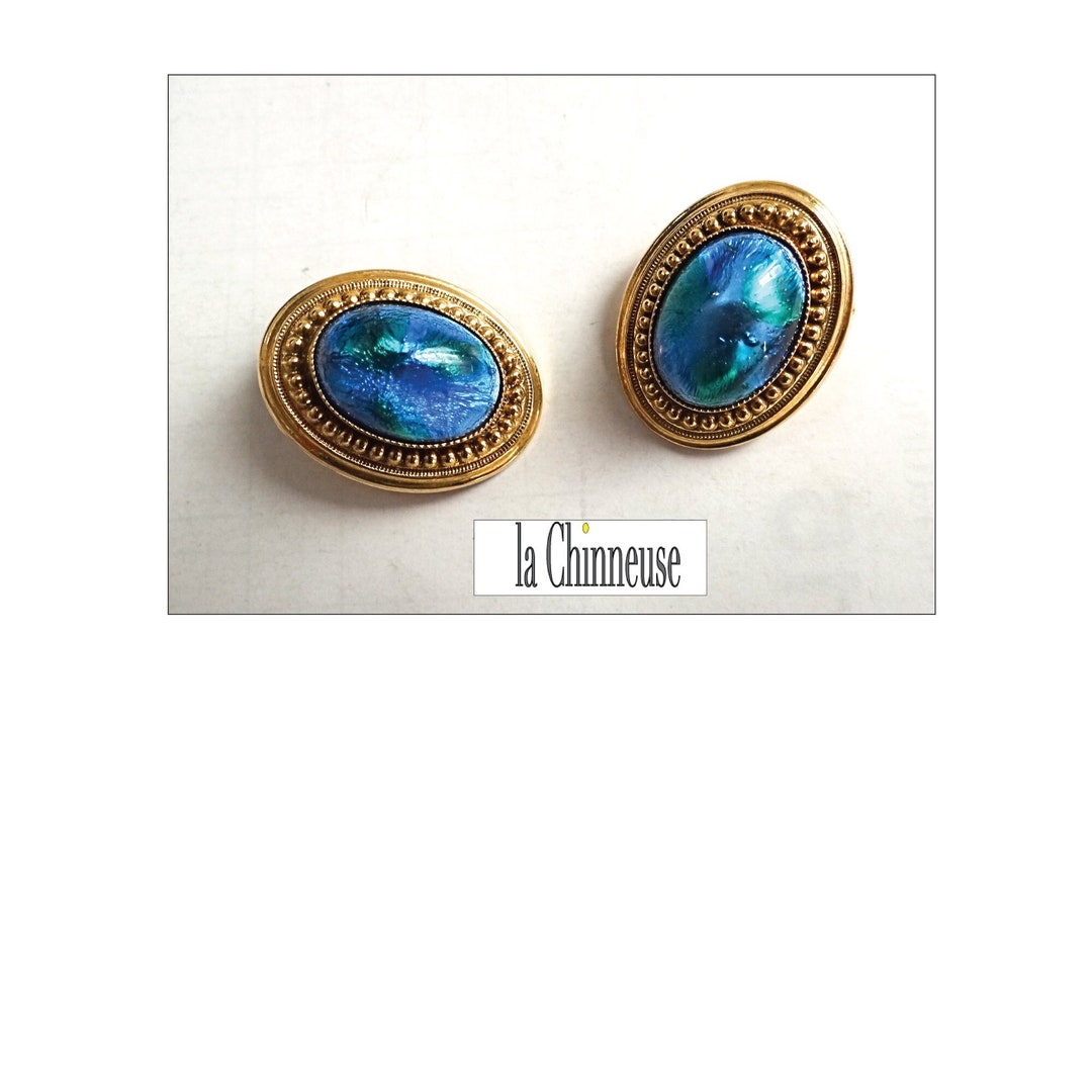 Clips D'oreilles Vintage Henry Perichon Années 60-70 - Occasion