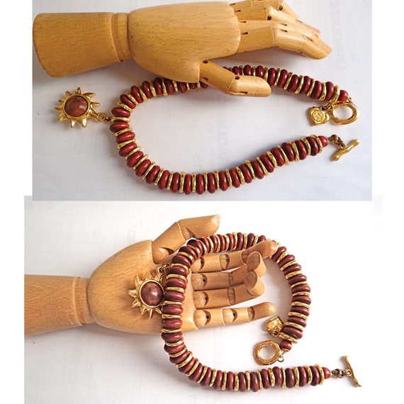 EDOUARD RAMBAUD COLLIER; Vintage 80s; Necklace Ra… - image 10