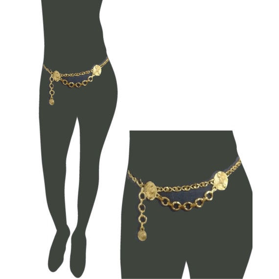 YSL BELT; Yves Saint Laurent Gold Chain Belt; Hau… - image 8