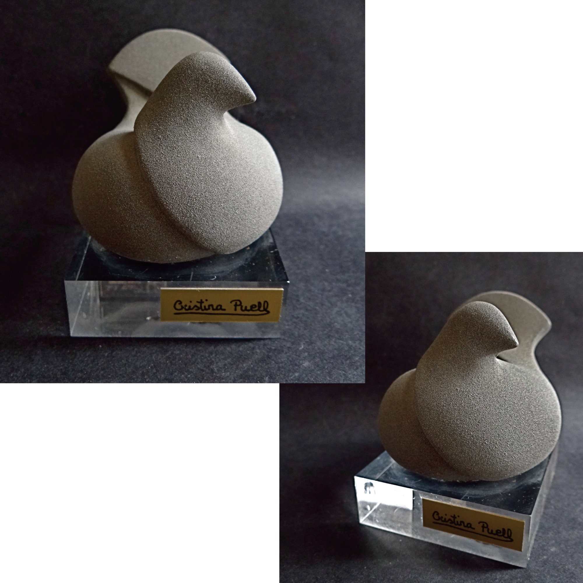Buy SCULPTURE CRISTINA PUELL; Vintage 70s; Art Deco Style; Vintage 