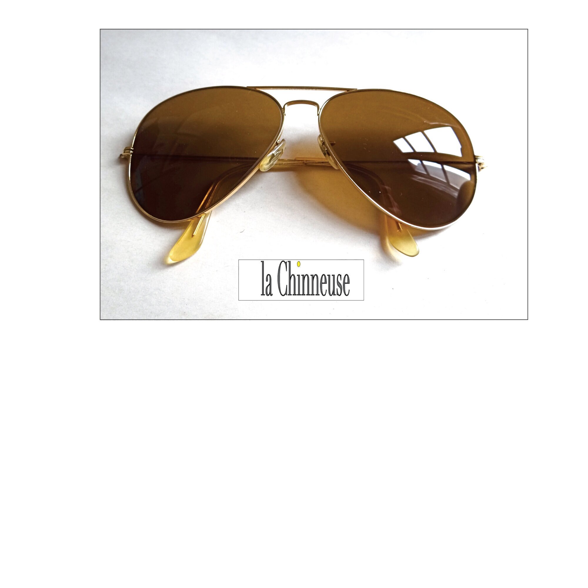 14k gold hot sale ray ban aviators