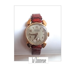 HERODIA Women's WRISTWATCH; 18 Carat Gold Case, Vintage Swiss Watch from the 1950s, Collector's Watch.