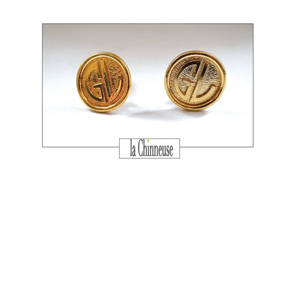 BOUCLES D'OREILLES Guy LAROCHE; Années 80; Clips … - image 1