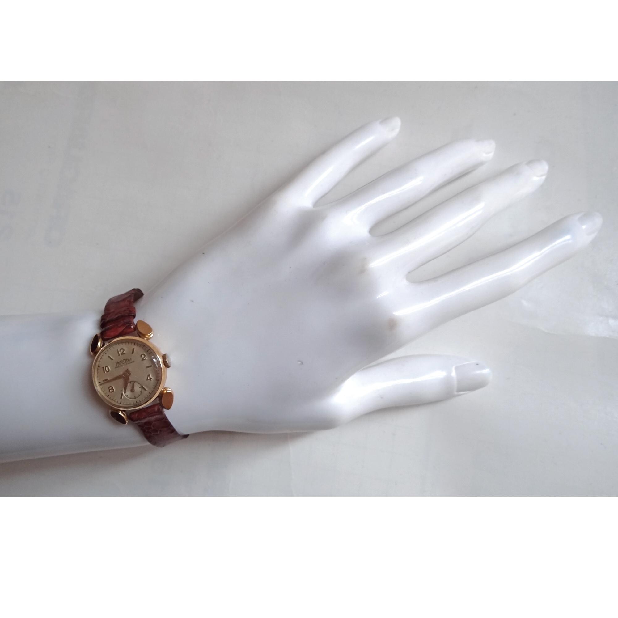 HERODIA Women's Wristwatch; 18 Carat Gold Case, Vintage Swiss