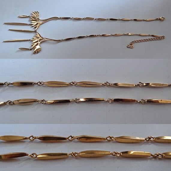 Collier Style Art Nouveau / Art Déco Noir - Pièce D'occasion Pleine De Caractère