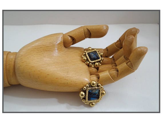 HENRY Signed Earrings; Vintage Henry Perichon Ear… - image 10