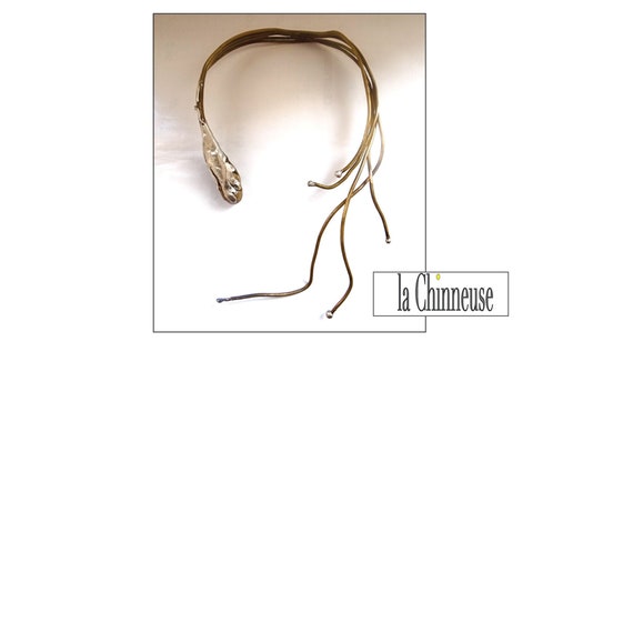 COLLIER RAS Of BRUTAList COU; Creator necklace; 70