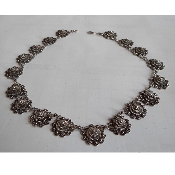 Collier Vintage Berbère Ethnique - Longueur 54.5 Cm, Multicolore, Style Bohème, Occasion D'occasion