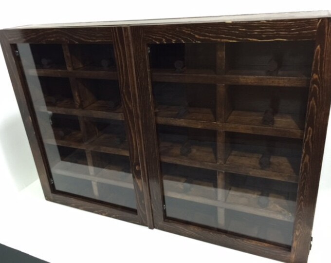 20ct Wood Sunglass Display Case Wall Mount A Great Gift for Etsy