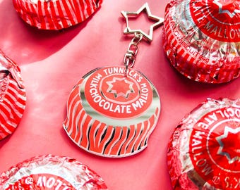 Teekuchen Taschenanhänger Schlüsselanhänger | Laser-cut Acrylglas