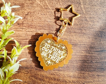 Zu Deinen eigenen Selbst sei wahr Schlüsselring | Laser-cut Acrylglas