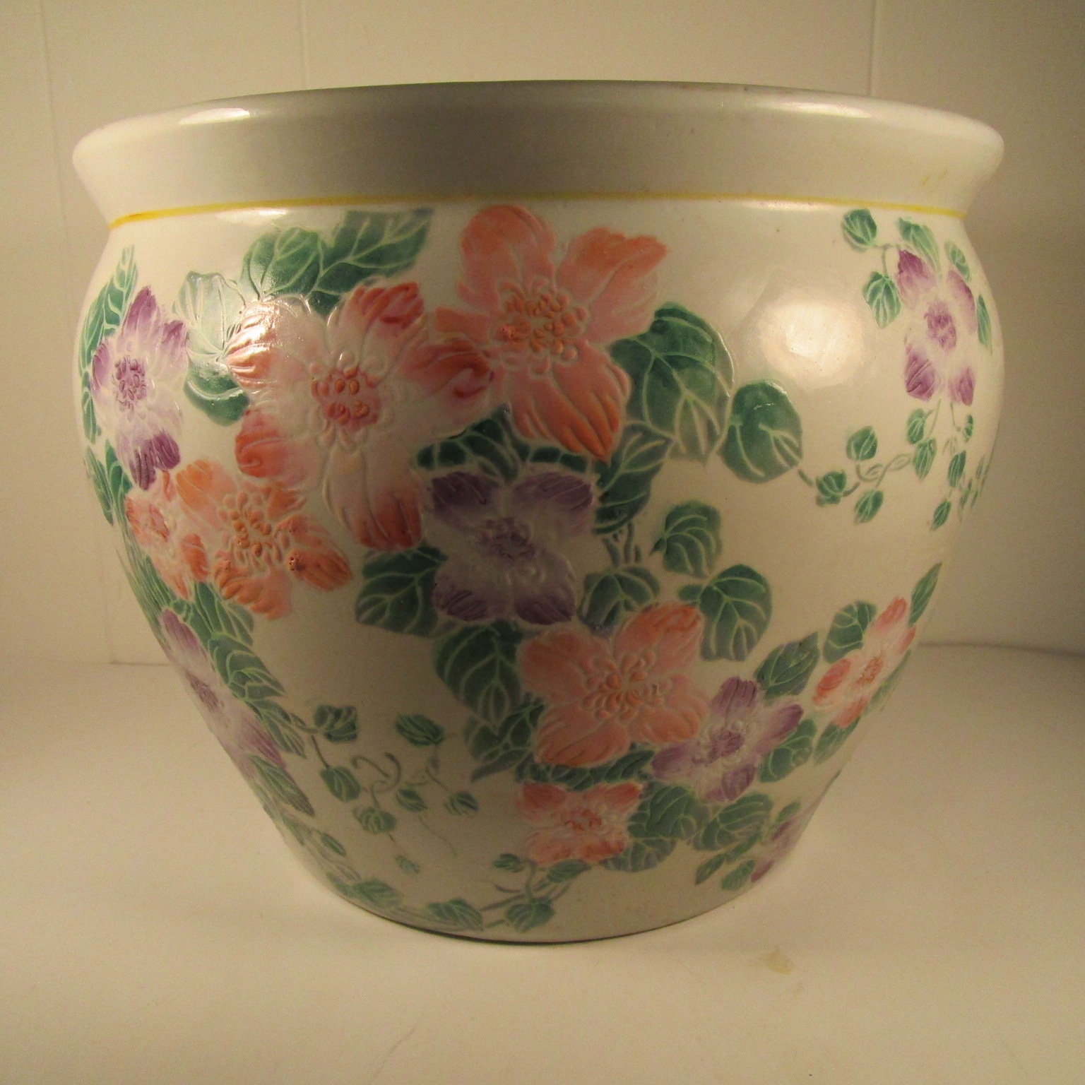 chinese fish bowl planter chinese fish bowl planter
