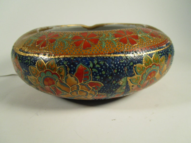 Chinese Ashtrays Hand Painted Vintage Ashtrays Etsy