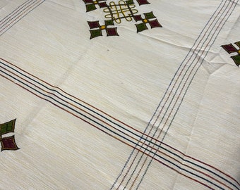 Beautiful handmade 100% cotton table cloth.