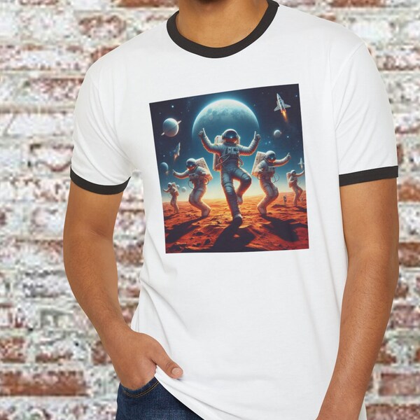 Astronauts Unisex T-Shirt, Space Tee, Outer space Tshirt, Galaxy Shirt, Guys and gals top