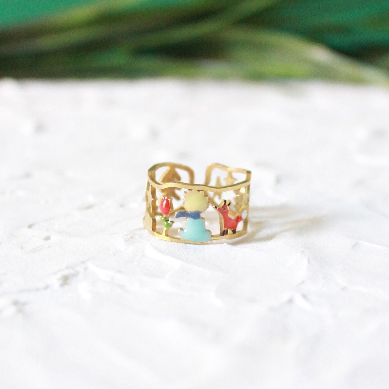 Der Kleine Prinz Magnet-Ring – Mehrfarbig, Einheitsgröße