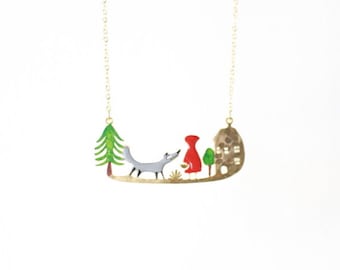 Little Red Riding Hood Necklace