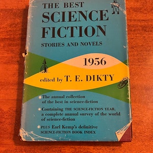 Vintage 1956 The Best of Science Fiction Stories and Novels edited by TE Dikty BCE