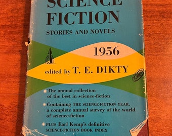 Vintage 1956 The Best of Science Fiction Stories and Novels edited by TE Dikty BCE