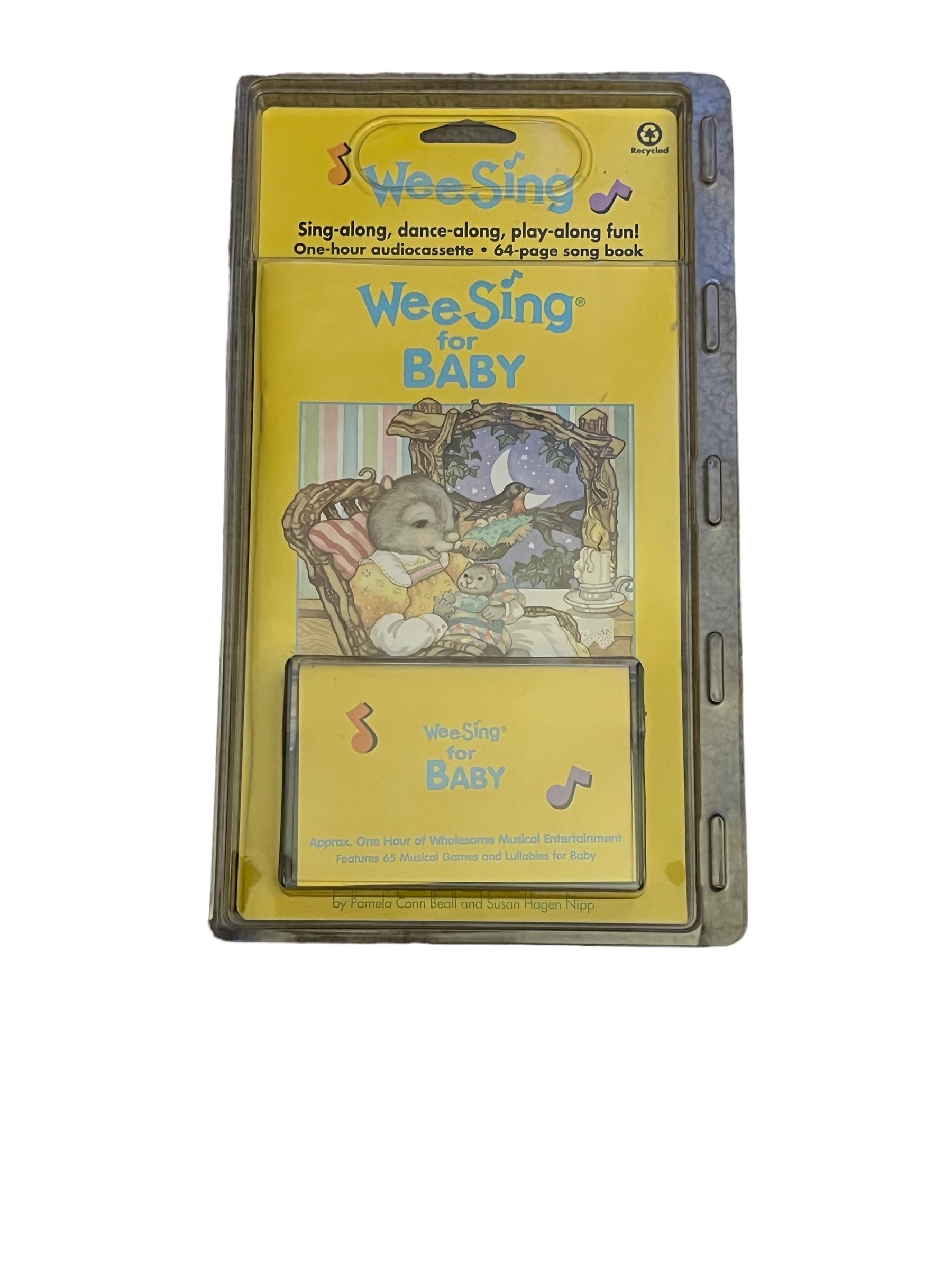 Vintage 1996 Wee Sing for Baby Lullabies Song Book With Cassette NEW in  Package 