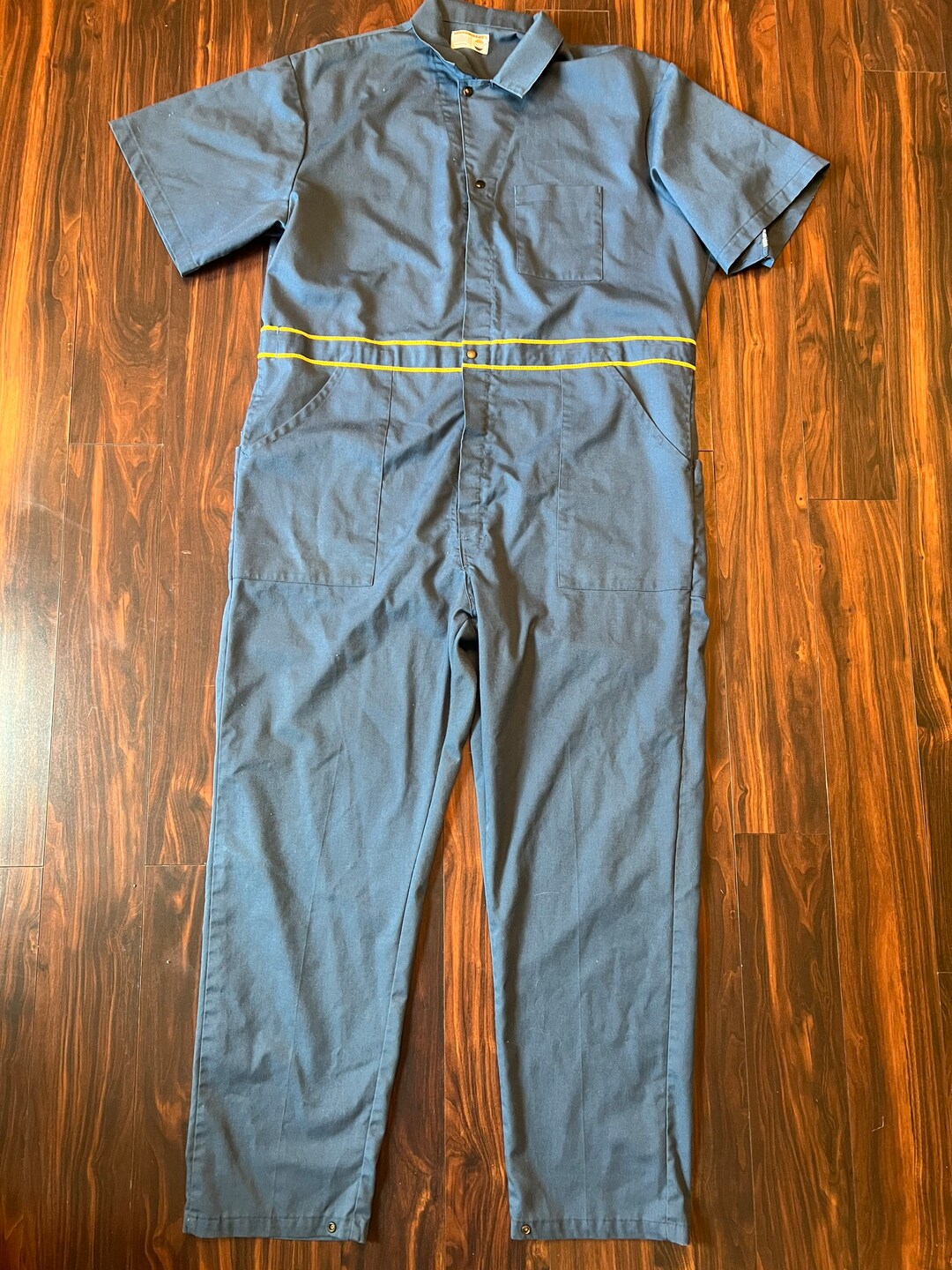 Vintage Mens Koratron Permaneat Riverside Masterbilt Navy Blue Coveralls Workwear Old Retro Etsy