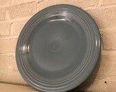 Vintage Fiesta Periwinkle 10.5 Dinner Plate Dish Homer Laughlin fiestaware Blue