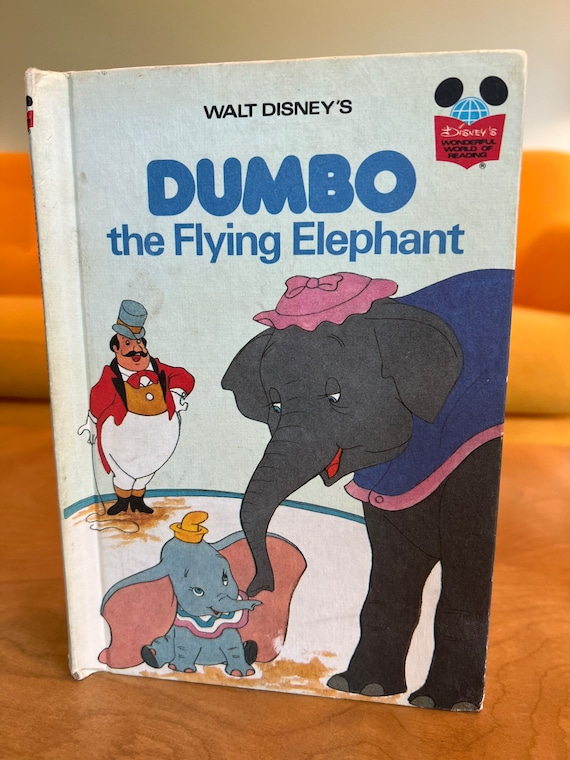 Vintage 1978 Walt Disney Dumbo the Flying Elephant Book Etsy