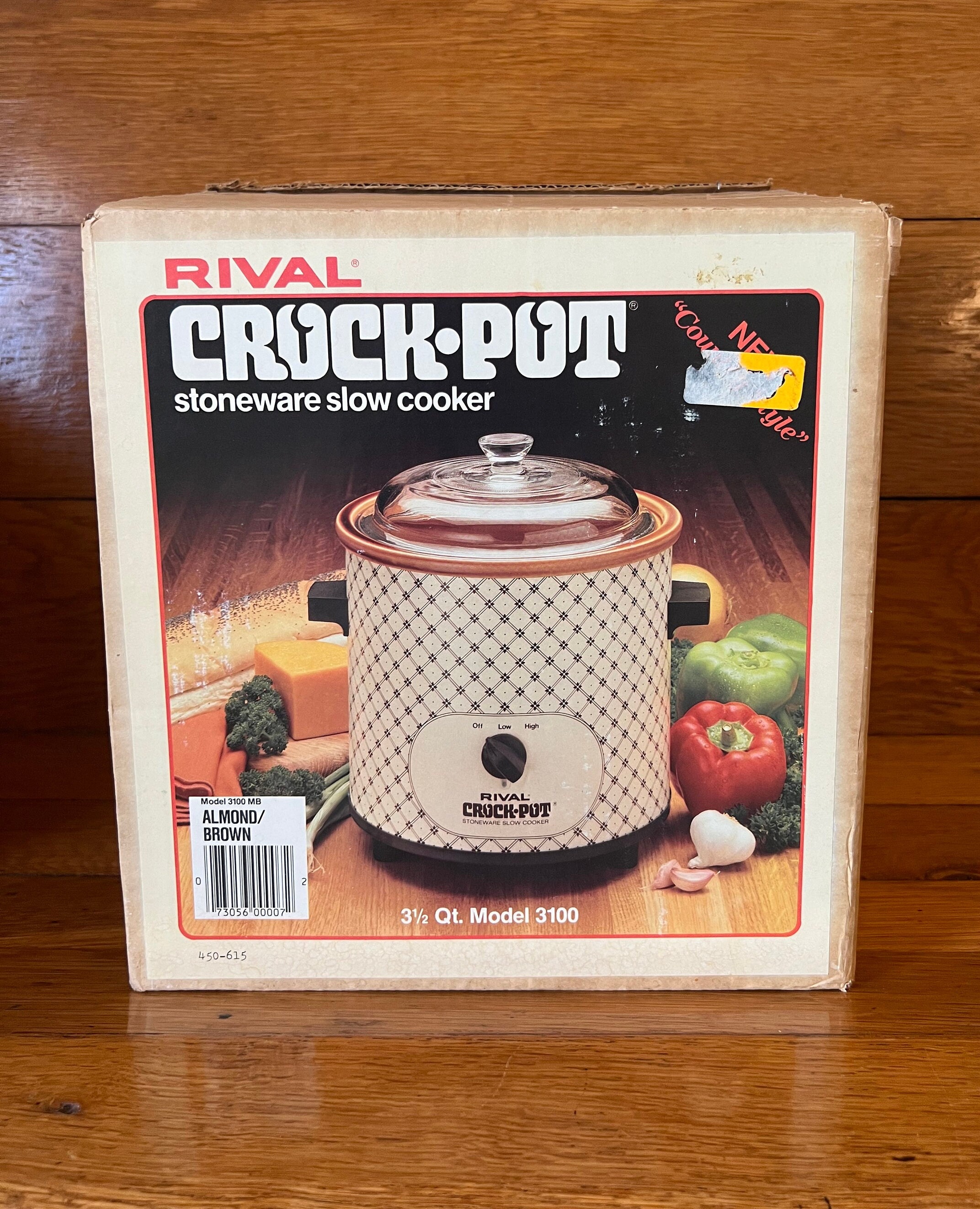 Vintage Rival Crock Pot 3.5 QT Slow Cooker Model 3100 2 Made In USA