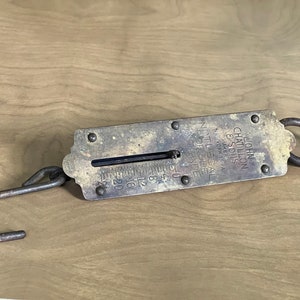 Vintage John chatillon & sons hanging scale store antique fruit