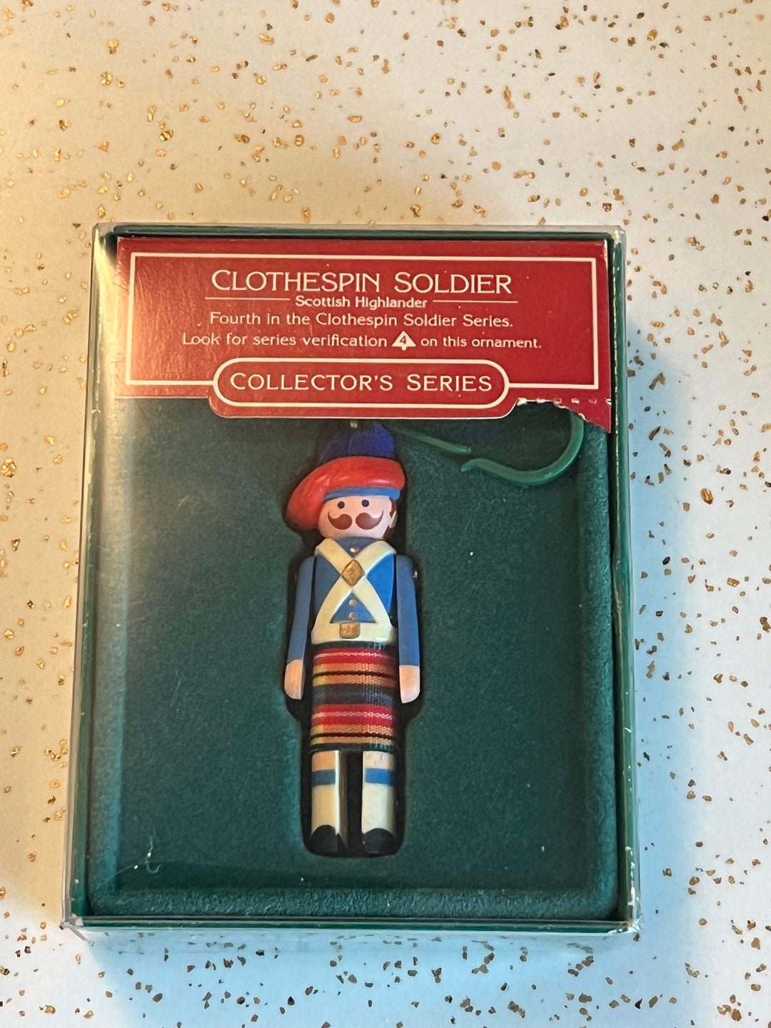 Vintage 1985 Hallmark Clothespin Soldier Ornament Collectors Etsy