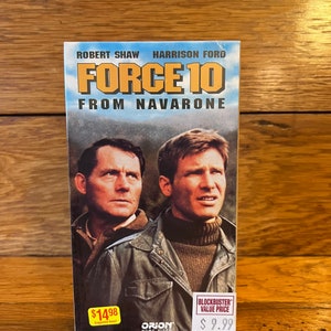 Vintage 1994 Force 10 From Navarone Sealed VHS Harrison Ford VCR tape NEW