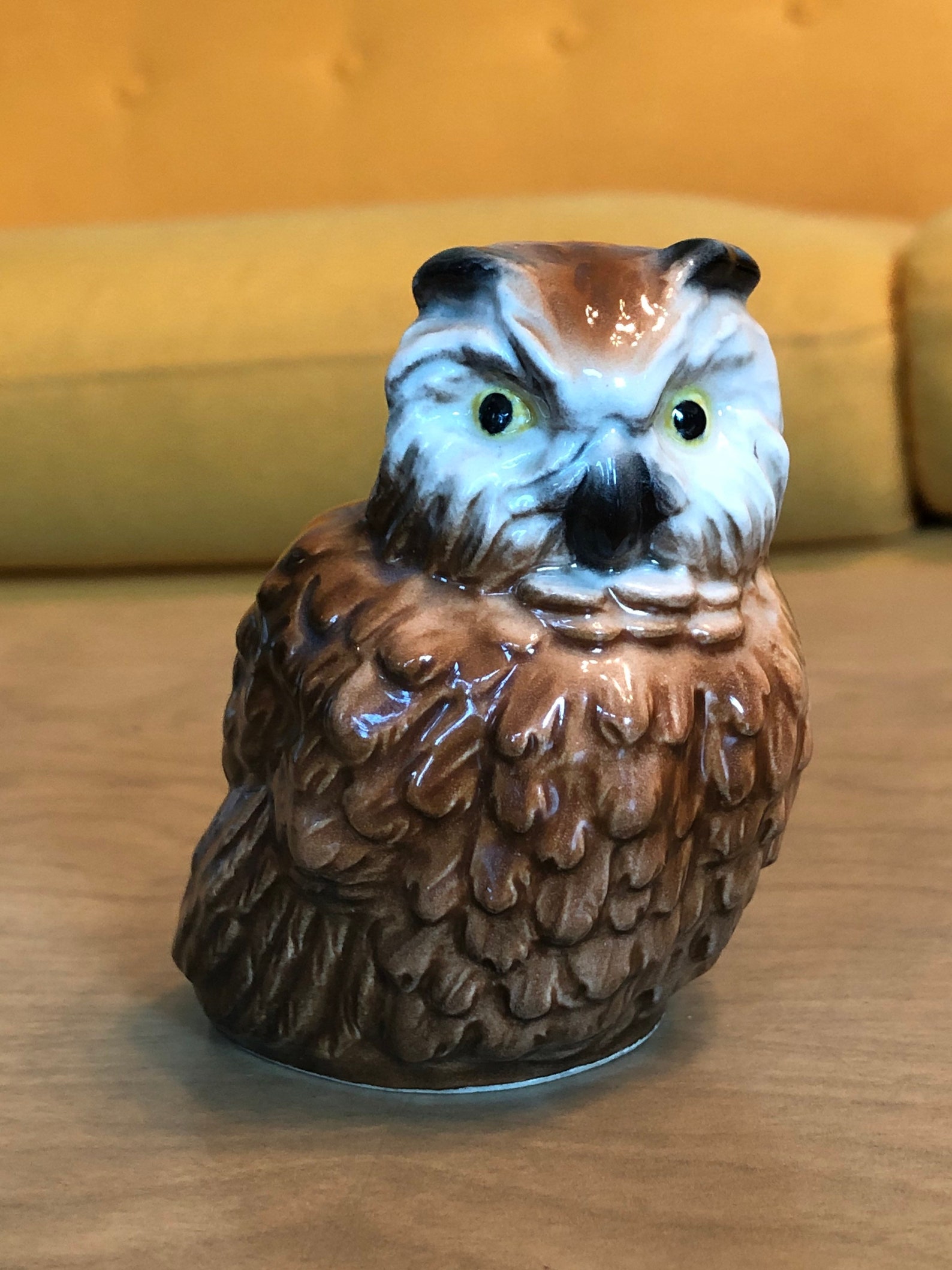 Vintage Goebel Owl Bird Figurine Miniature Collectible Old Etsy