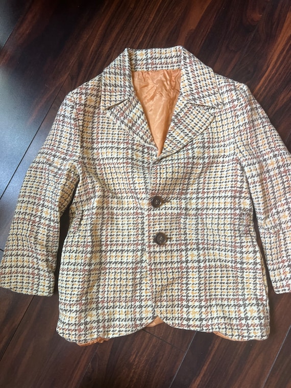 Vintage Toddler Boys 12-18  Jacket retro 1960’s c… - image 1