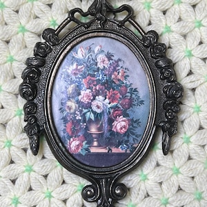 Small Vintage Florentine Picture Floral Ornate Frame old fancy