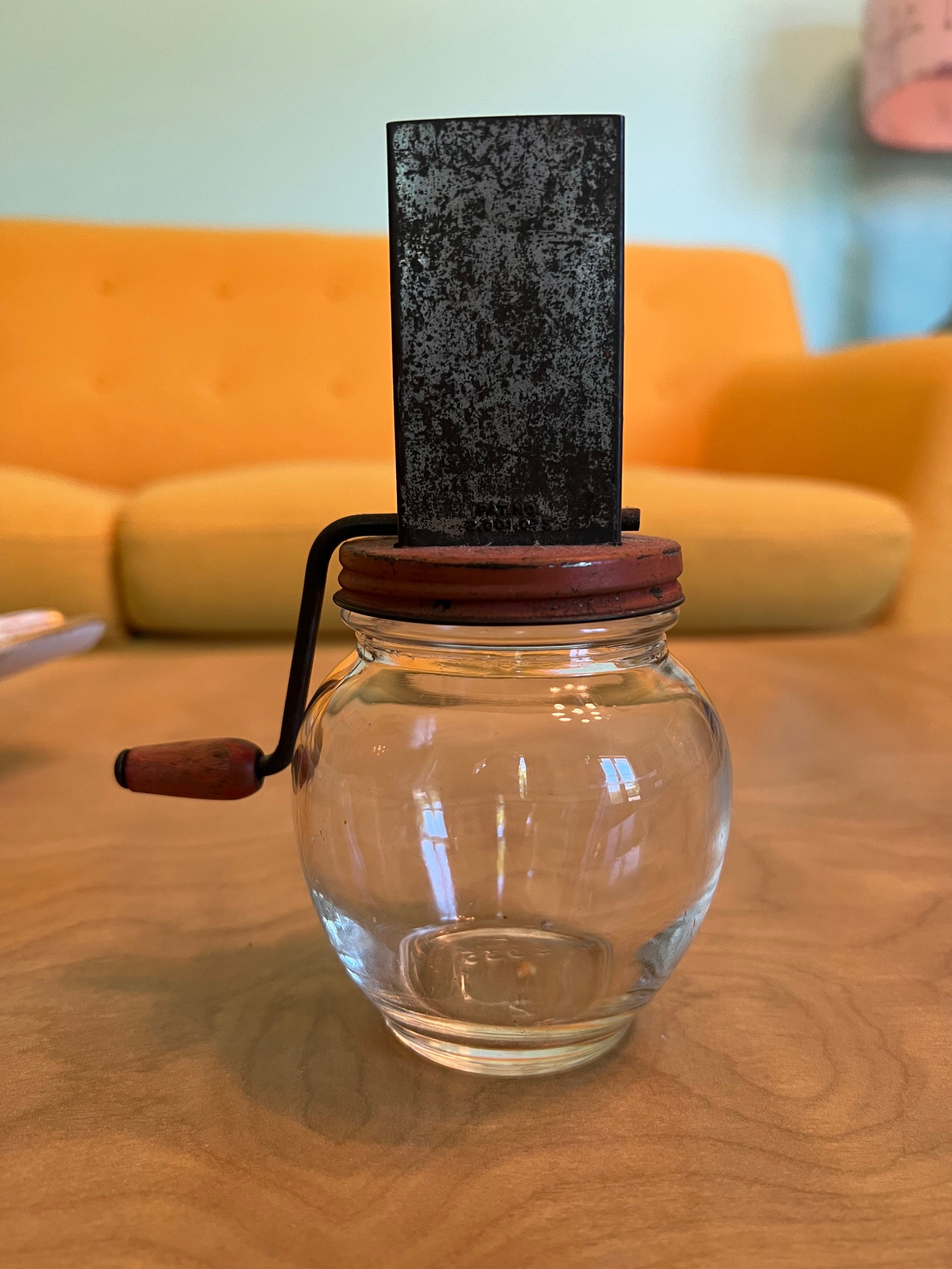 Vintage Nut Chopper Glass Jar – The Gentleman's Stache, DBA