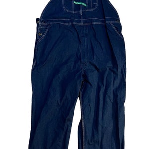 Vintage Key Imperial denim Bibbed overalls mens size 54 x 32