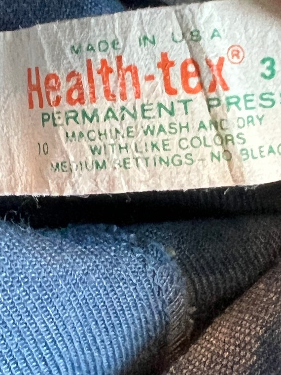 Vintage Health-Tex blue pants  size 3 3t slacks w… - image 3